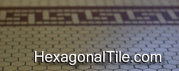 Hexagon tile, an excellent choice when restoring a vintage home or commercial building or simply trying to recreate a classic old fashioned look in a new structure. Extremely durable commercial rated porcelain.